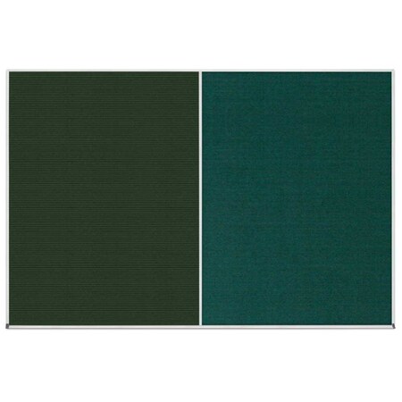 United Visual Products Enclosed Corkboard, 1 Door, 24"x36", 4" Fra UV3408-WHITE-AMETHY